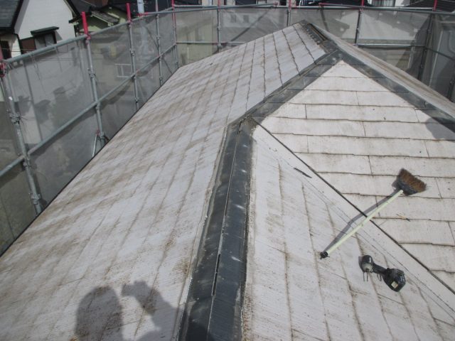 稲美町の既存棟と木下地の撤去